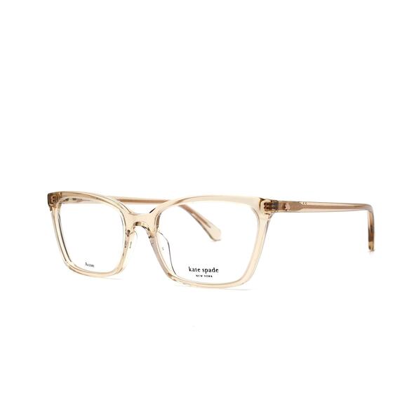 NEW KATE SPADE WANDA 10A TRANSPARENT PEACH AUTHENTIC EYEGLASSES FRAME - Picture 5 of 11